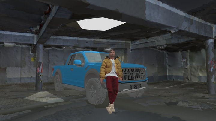 John + Ford- Raptor 3D Model