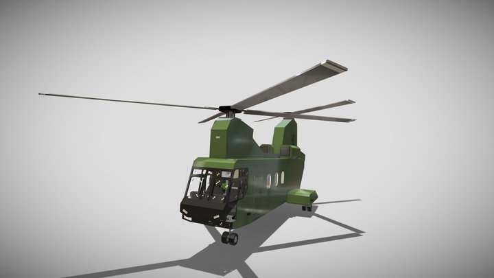 Chinook 3D Model