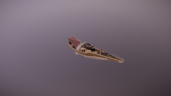 Boat of Thieves 3D Model