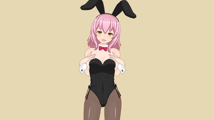 Amane_Bunny 3D Model