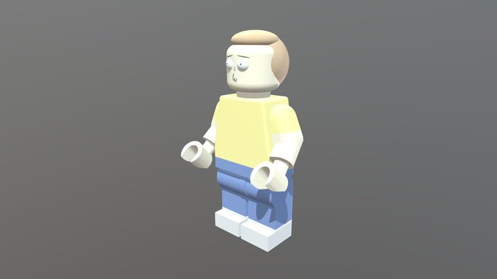 lego morty 3D Model