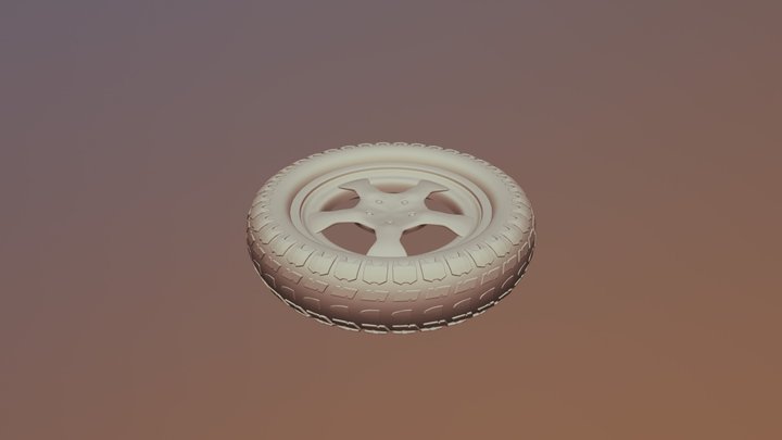 Wheel Excercise 3D Model