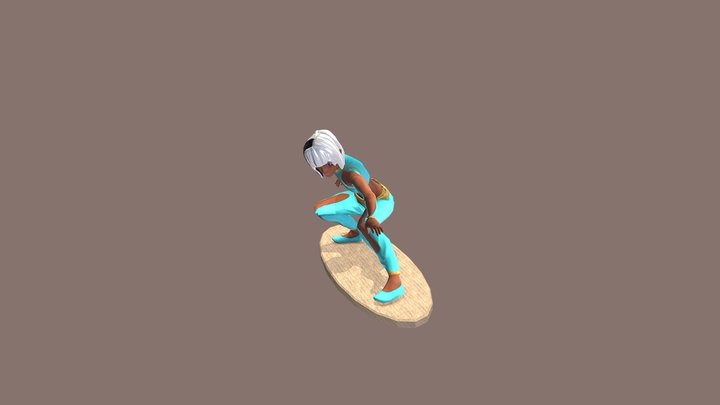 CharaBasicsAnim_Sana-Pose 3D Model