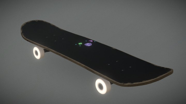 Aenigma Skateboard 3D Model
