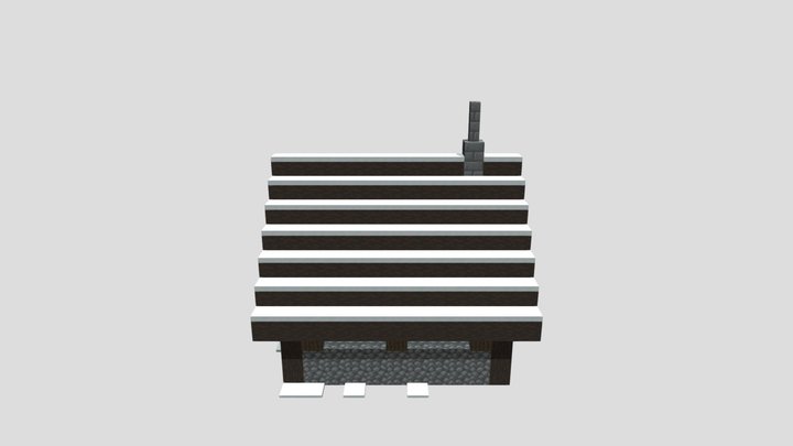Minecraft Cottage 3D Model
