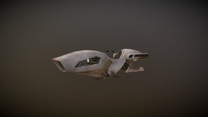 HoverBike 3D Model