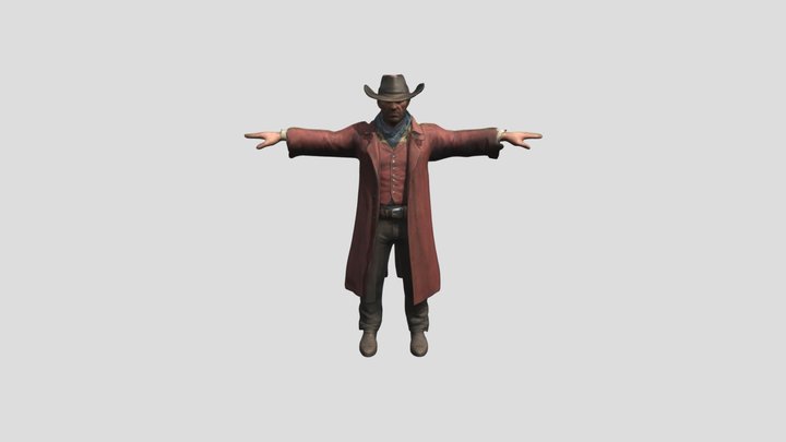 Arthur Morgan, de Red Dead Redemption, 3D Model
