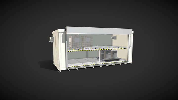 Chem Safe 24' Wide 3D Model