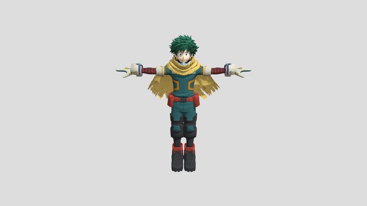 (Zeta Suit) Izuku Midoirya (Deku) 3D Model