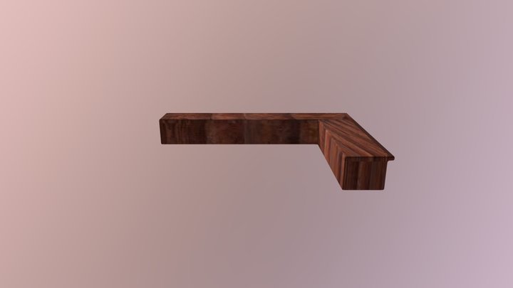 Bar Table 3D Model