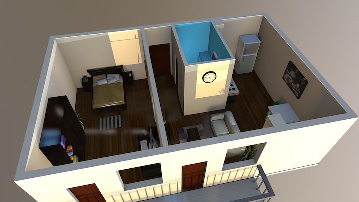 Model Apartment 3D Model