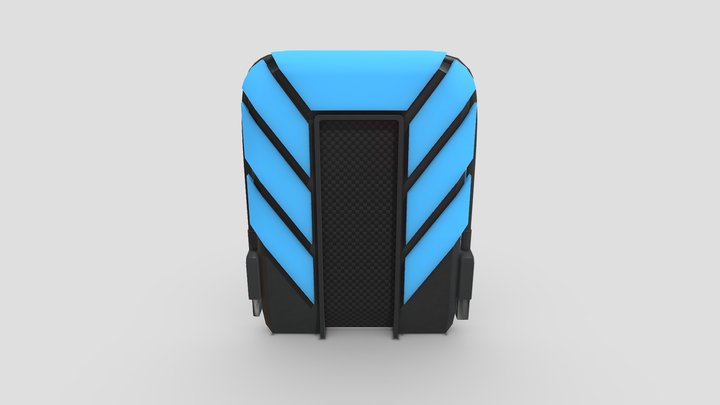 External Hard Drive 3D Model