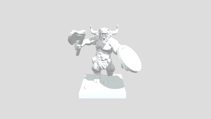 Minotaur fullbody 3D Model