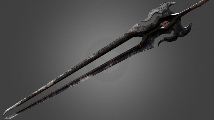 Darkburned Blade 3D Model