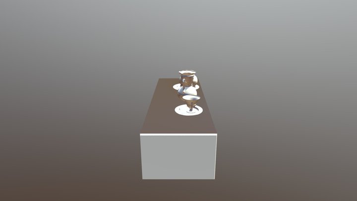 BODEGÓN CON TEXTURA GARCÍA BORRELLA HELENA 3D Model