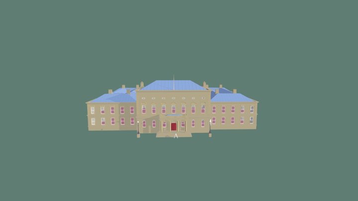 Hobart Town Hall 3D Model
