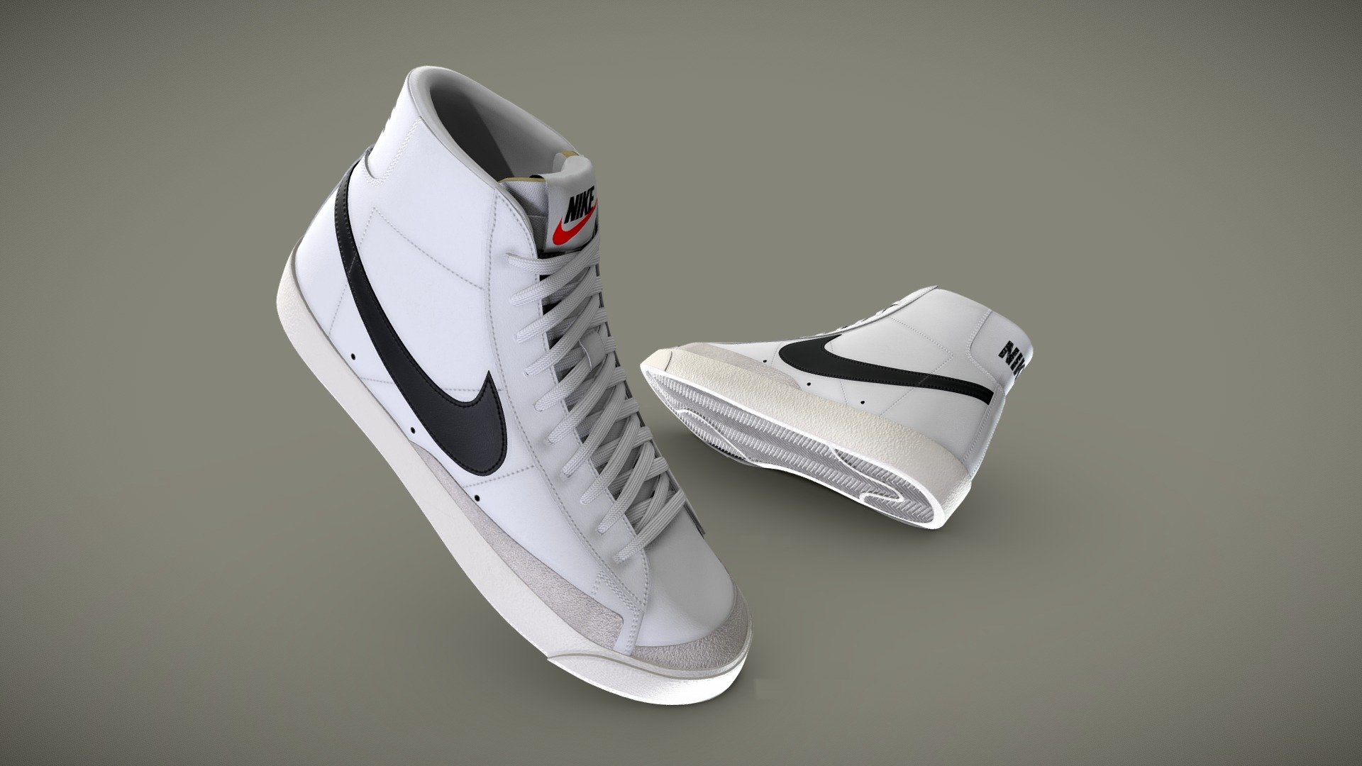 Nike Blazer Mid 77 - 3D model by TitkoTitkov (@Titkov-BlueSub) [bbb1cb4 ...