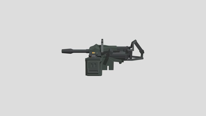 Project Wasteland - Auto Grenade Launcher 3D Model