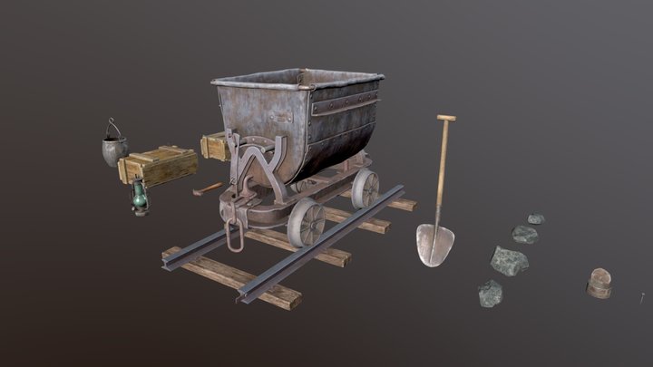 old_trolley 3D Model