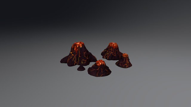 Volcan 3D Model