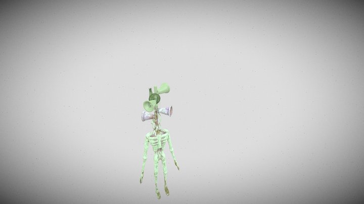 radioactive_siren_head 3D Model