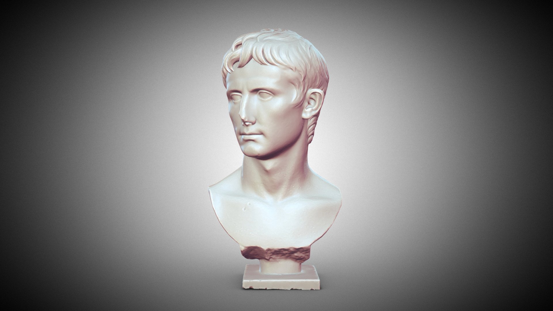 Young Augustus Bust - MatCap
