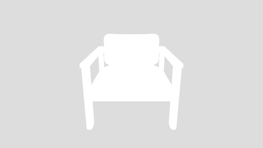 Muted Blue Minimalist Chair