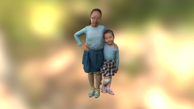 My daughters 3D Model