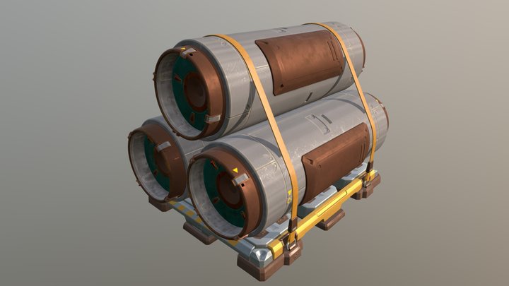 Barrels 3D Model