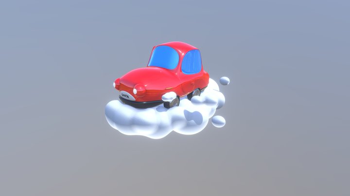 Funny Car 3D Model