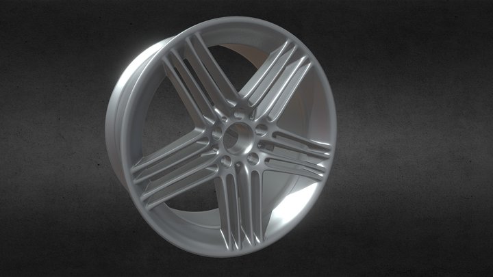 Alpina rims 9x20" for BMW 7 Series F01/F02 3D Model