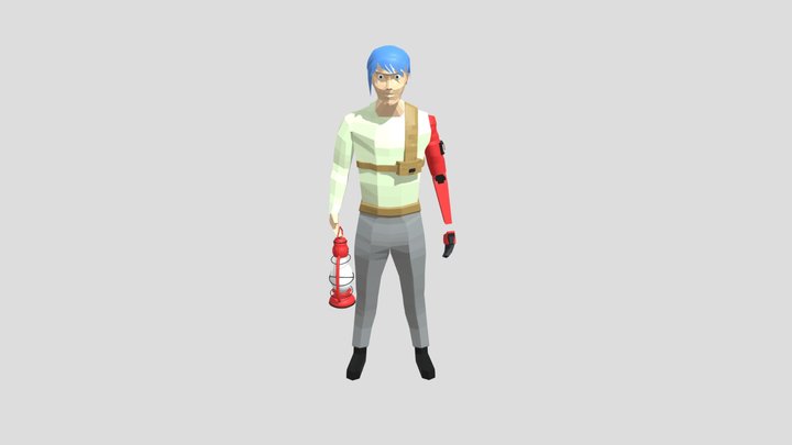 Character out of fear 3D Model