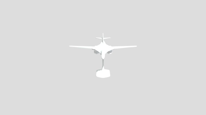Tu-160 (for 3D printing) 3D Model