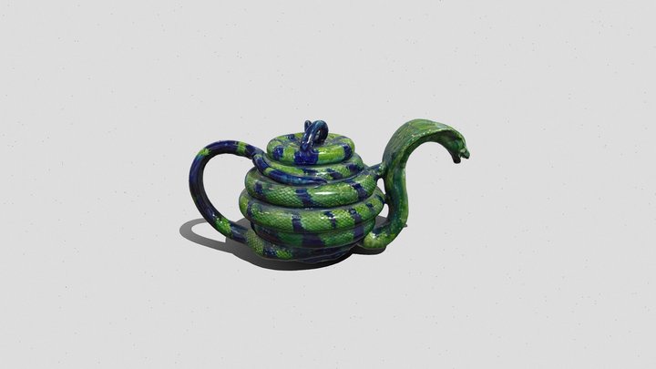 3D Scanned Ceramic Pot using Einscan Pro 2020 3D Model