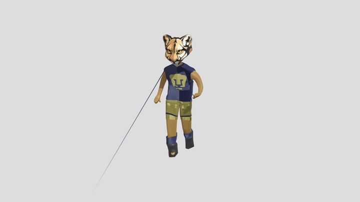 Puma Humanoide 3D Model