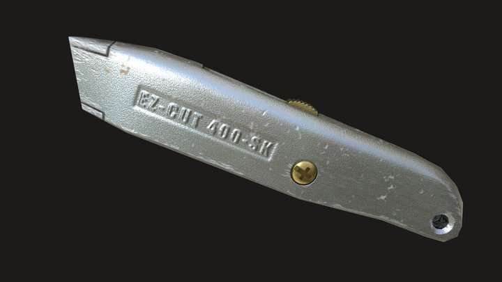 Utility Knife 3D Model