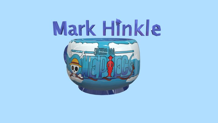 One Piece Mug 3D Model