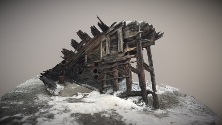Pesuta Wreck, Haida Gwaii 3D Model