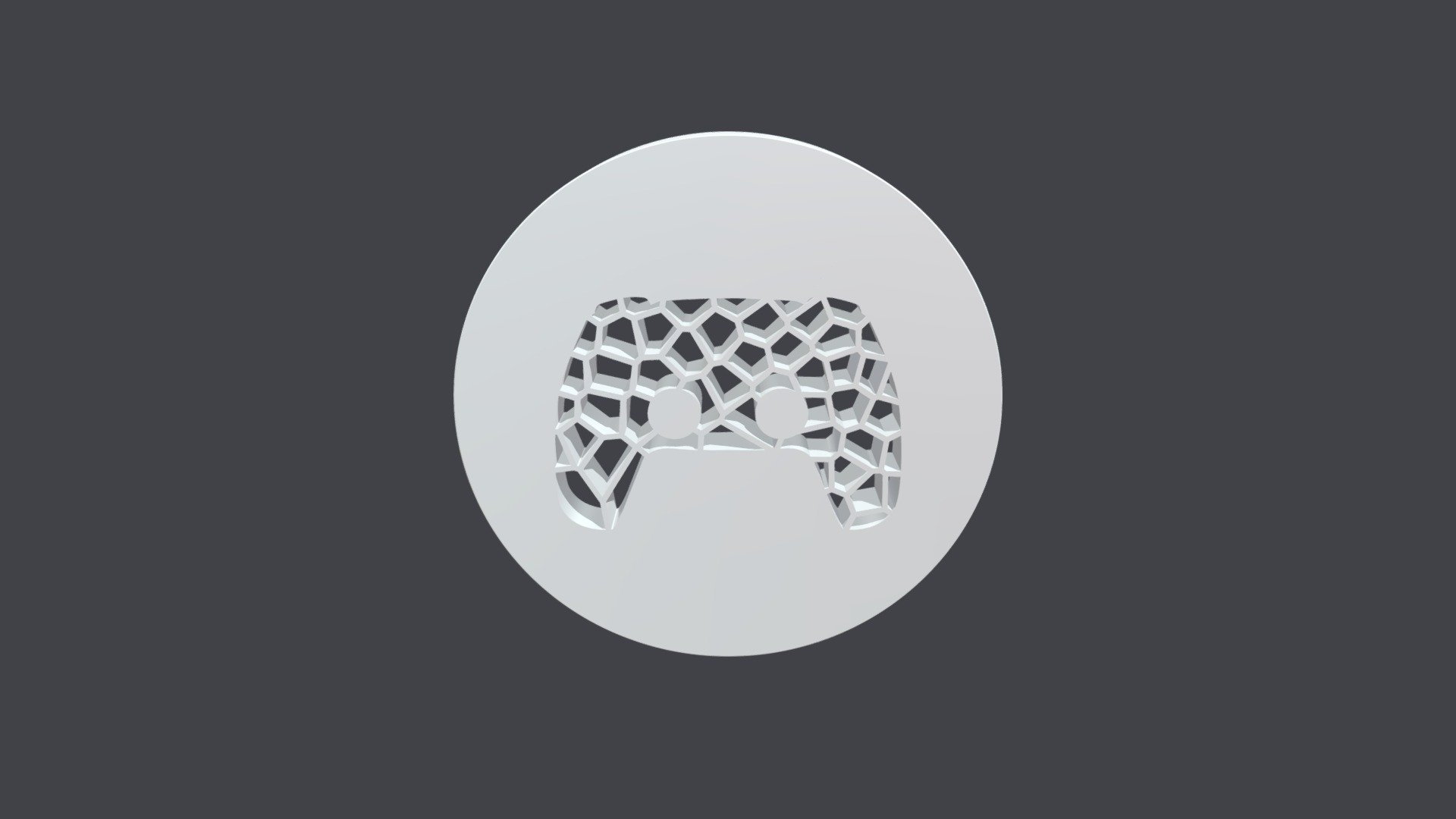 Voronoi gaming 3D print Design 3D model by PrintBuild (Houdinivr