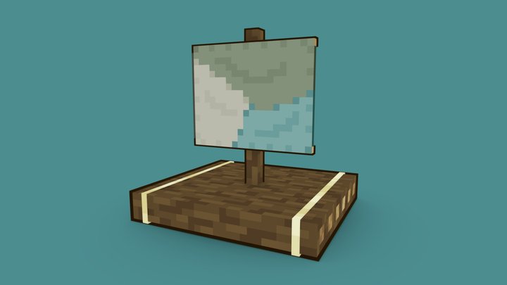 Raft 3D Model