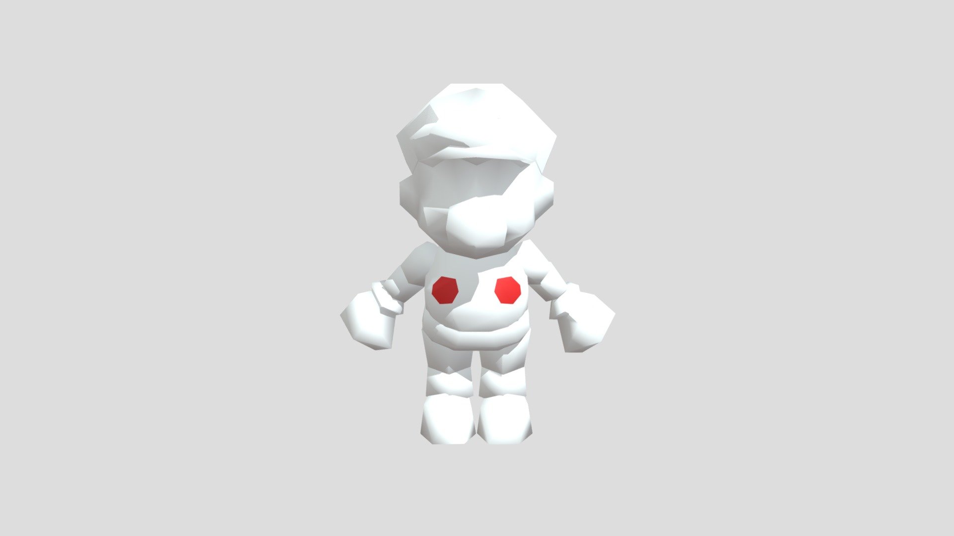 Super Mario 64 - Mario - 3D model by midnightthewolf04455 [bbbc222 ...