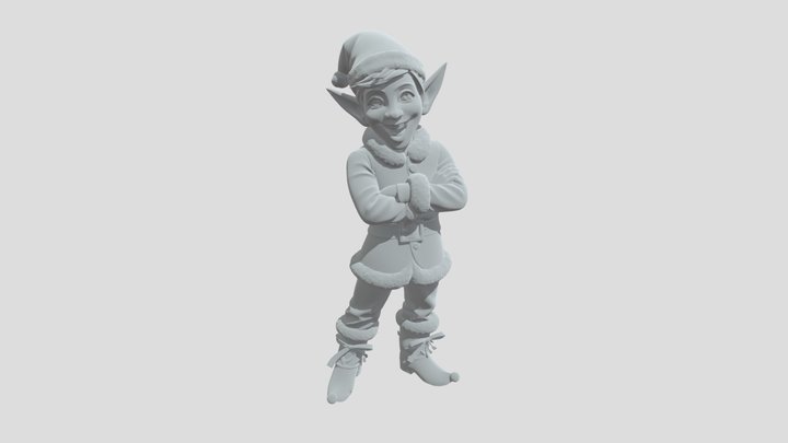 Snowflake Elf 3D Model