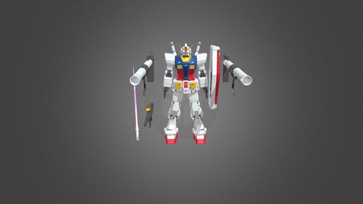 RX-78-2 Gundam 3D Model
