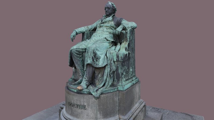 Johann Wolfgang von Goethe 3D Model