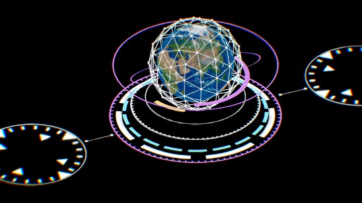 Globe UI 3D Model