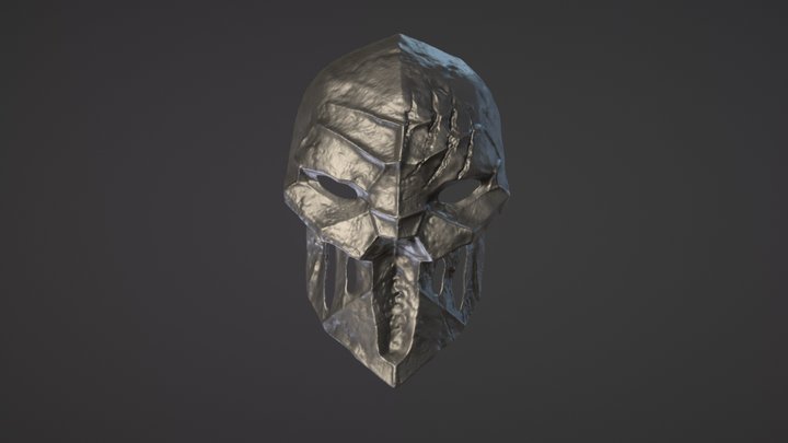 evil knight (warrior's mask) 3D Model
