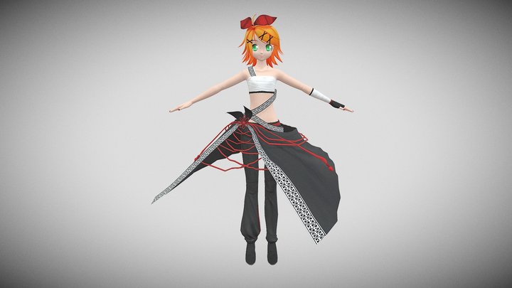 Kagerou Rin (Dreamy Theater) – Free 3D Model STL