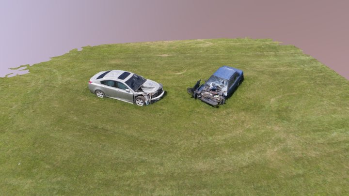 Wrecked Car 3D Model | Hover Solutions LLC 3D Model