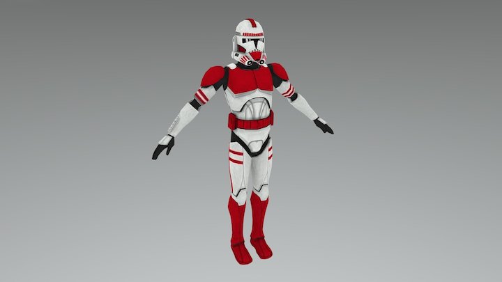 Star Wars Guard Trooper 3D Model