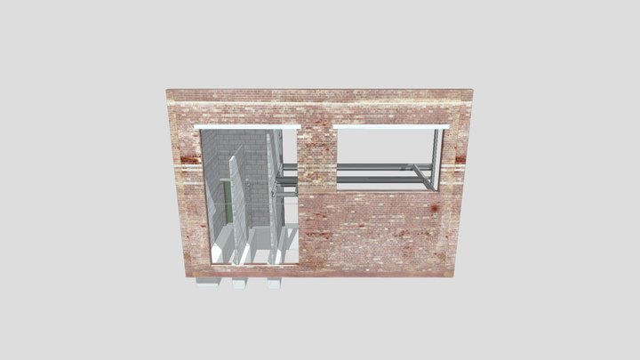 Steel works rear REV A 3D Model